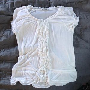 White blouse short sleeve